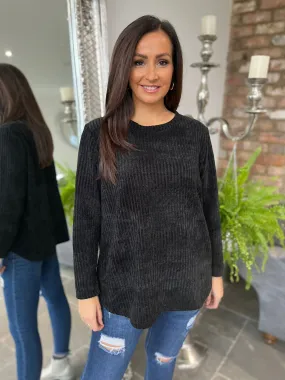 Ribbed Chenille Top Tara