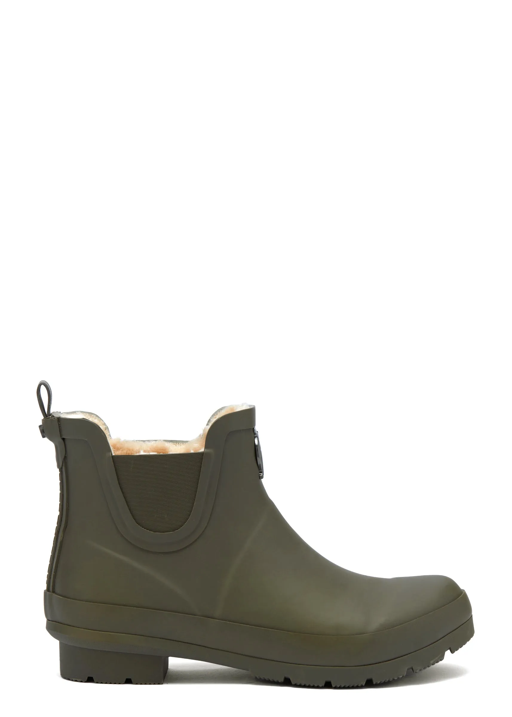 Rubber Chelsea Boot (Matte Green Gunmetal)