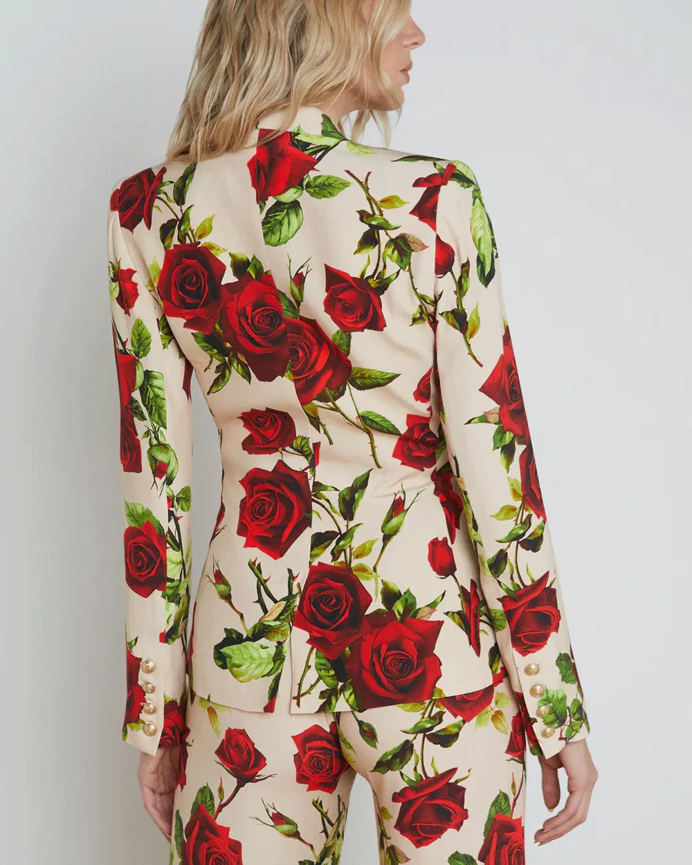 Sand and Red Rose Colin Blazer