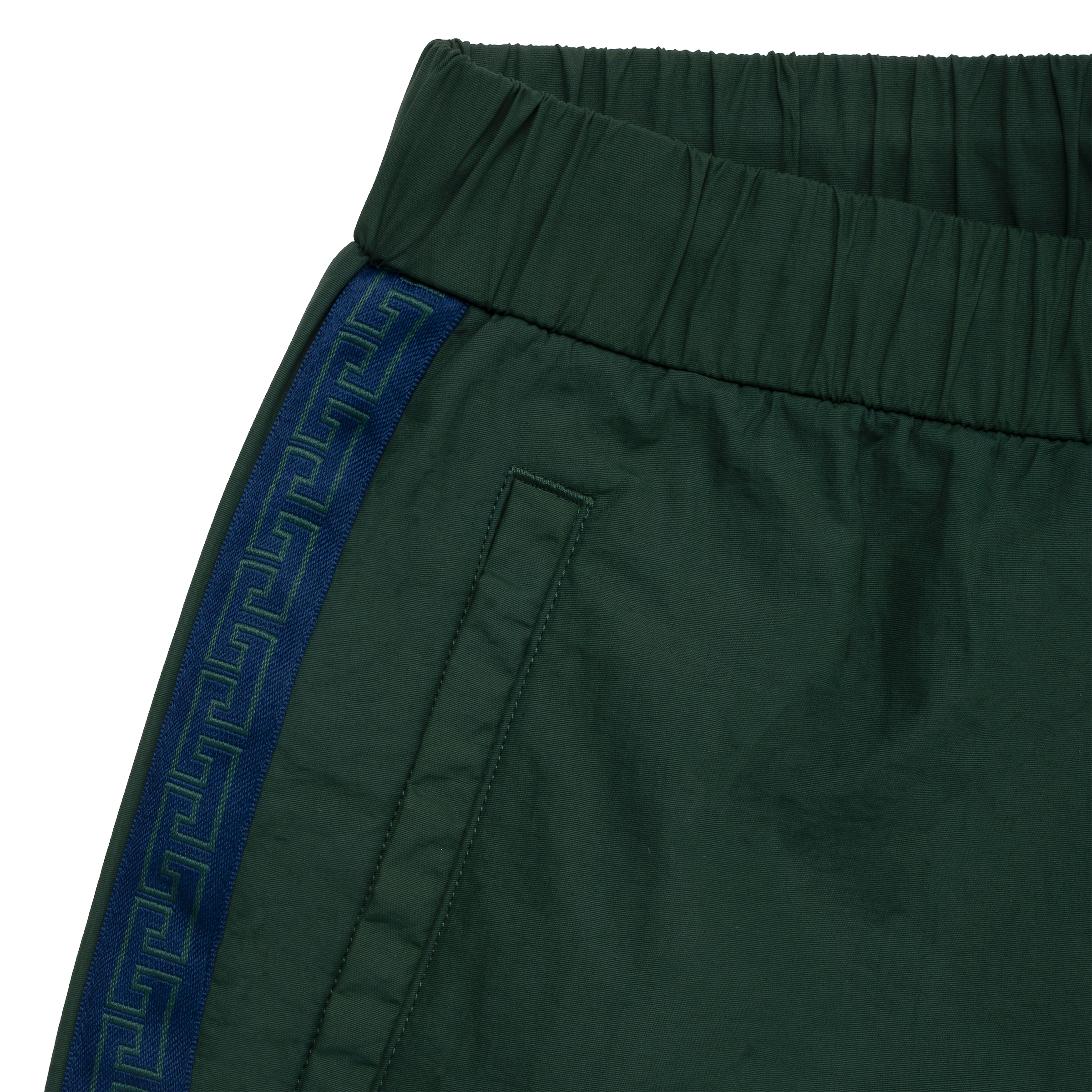 Sci-Fi Fantasy Woven Trim Shorts Teal