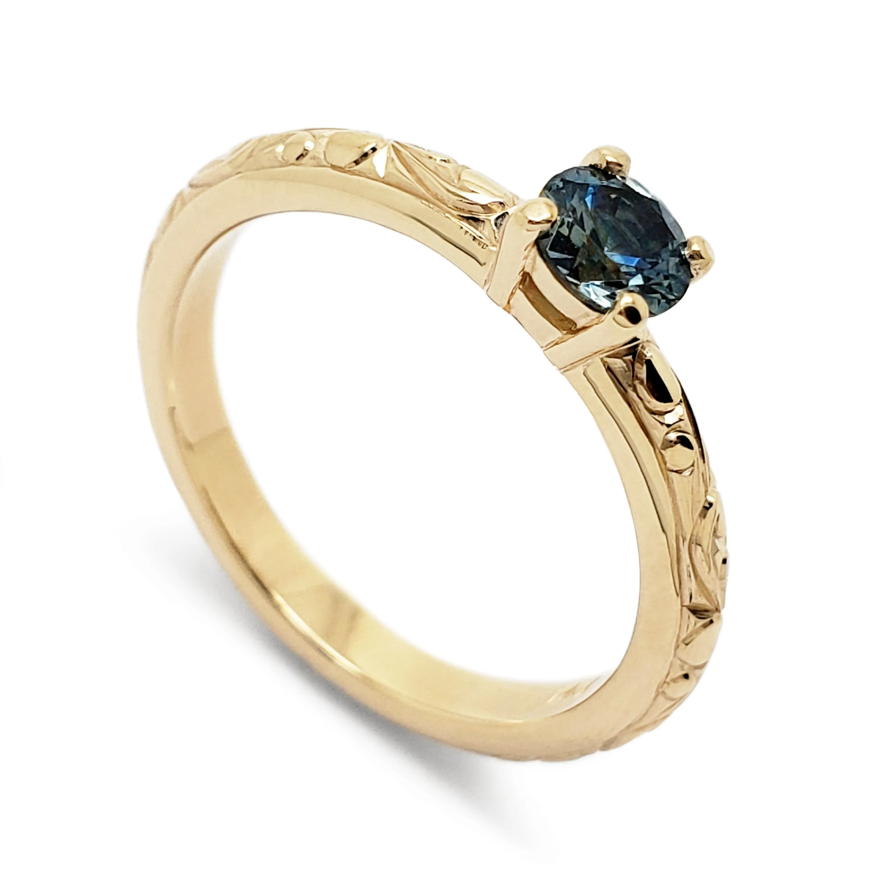 Scroll Willow | Blue Sapphire