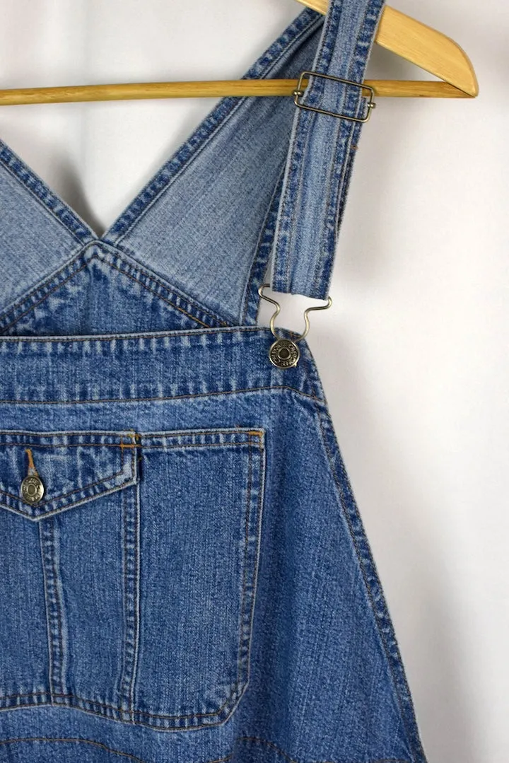 Short Denim Overalls