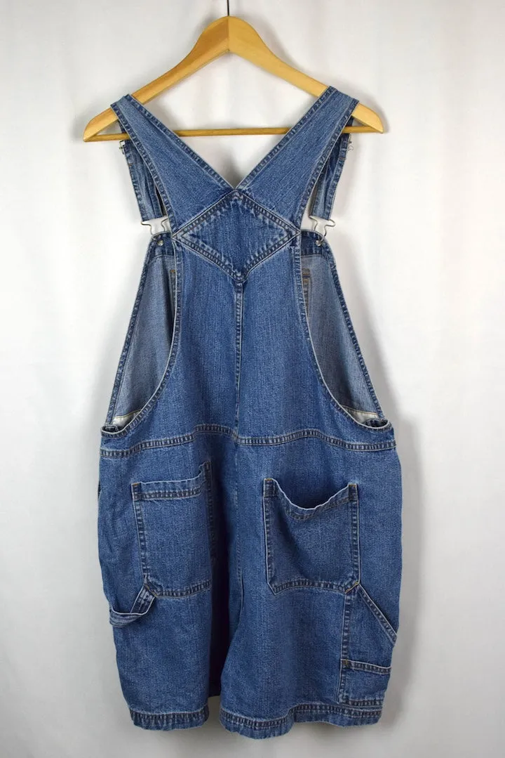 Short Denim Overalls