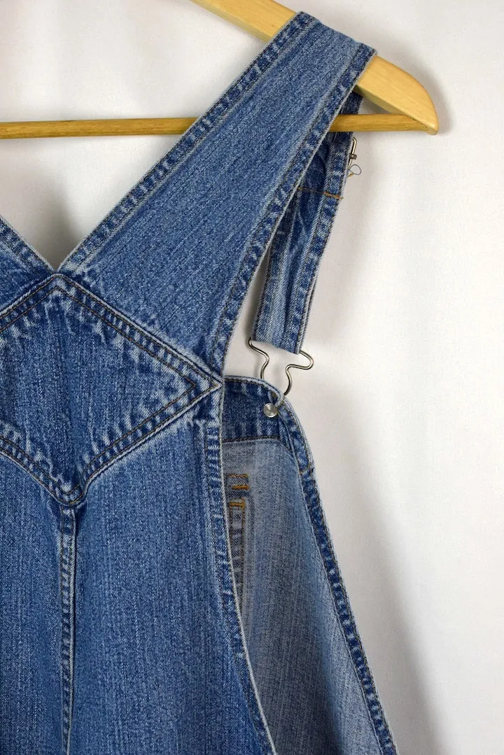 Short Denim Overalls