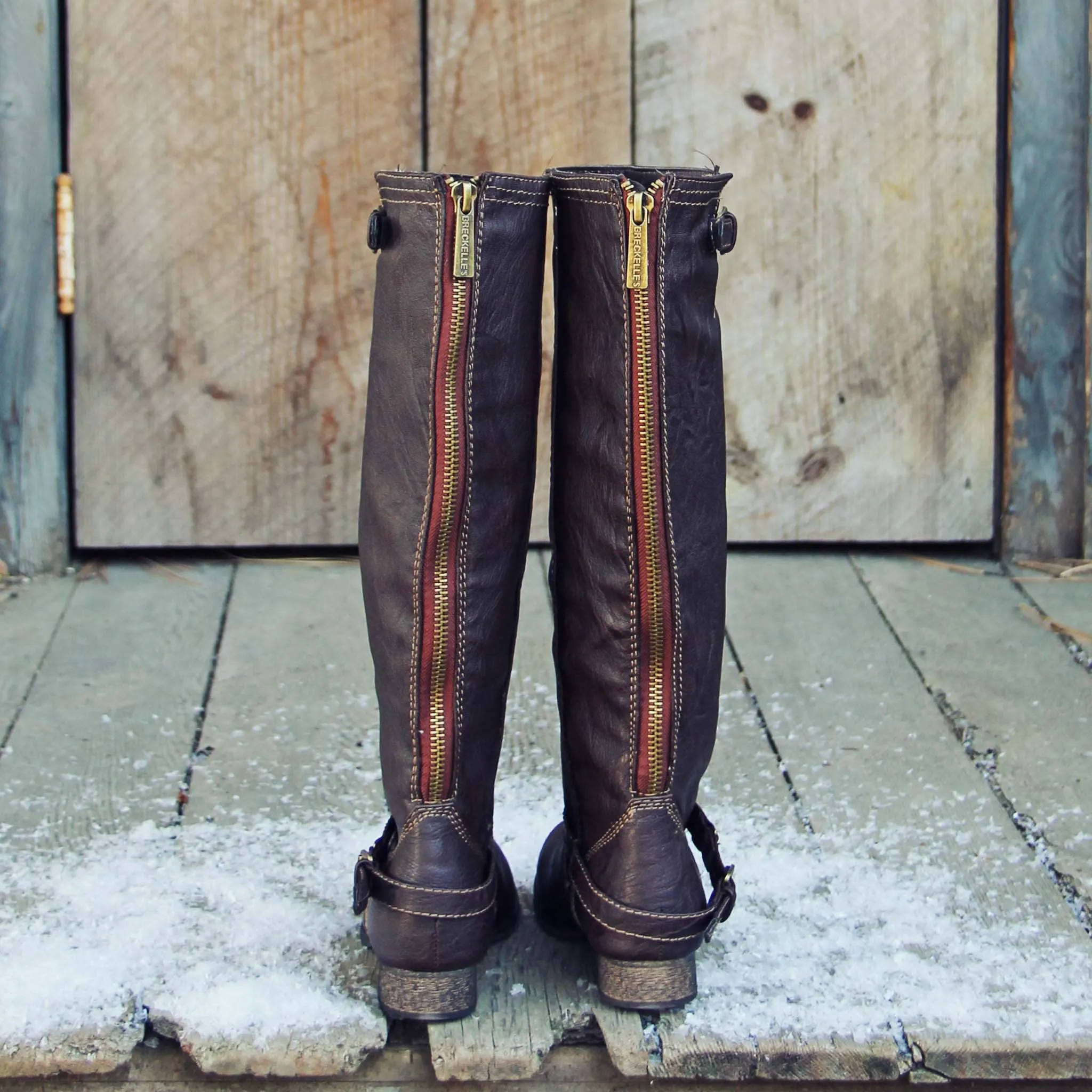 Smokestack Boots in Chestnut