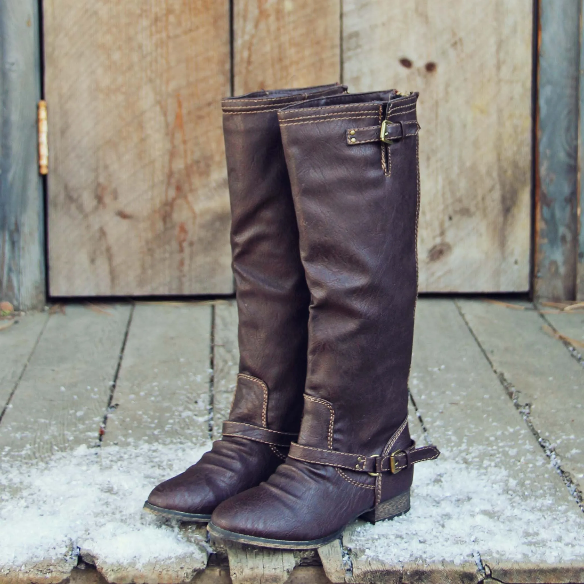 Smokestack Boots in Chestnut