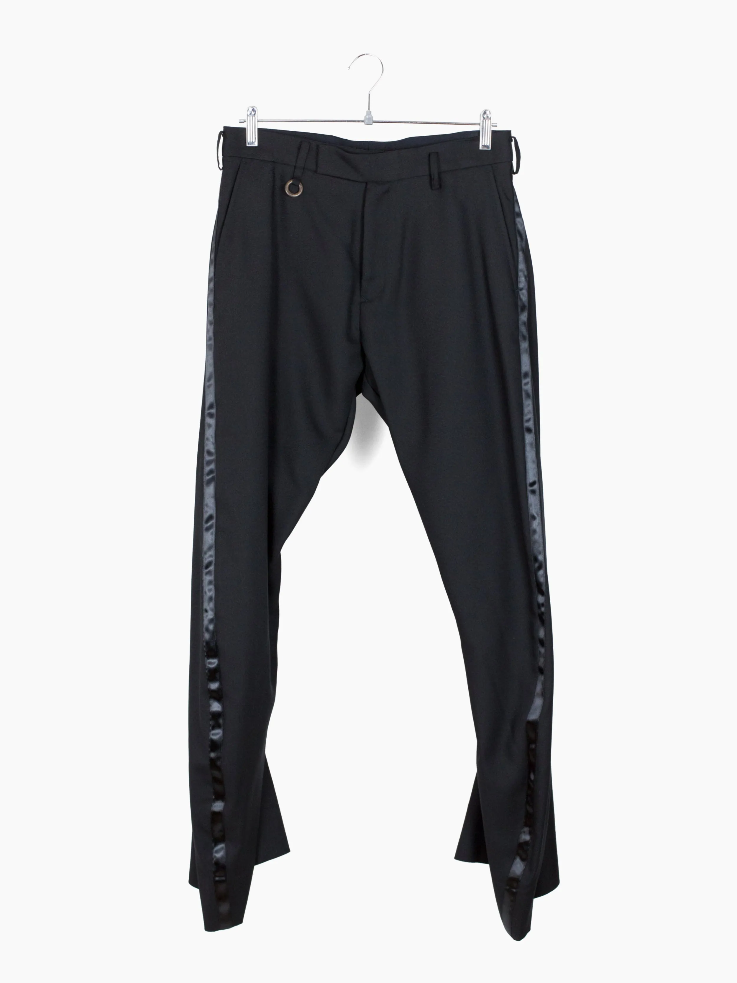 Soshiotsuki SS24 Twisted Leg Bootcut Tuxedo Trousers