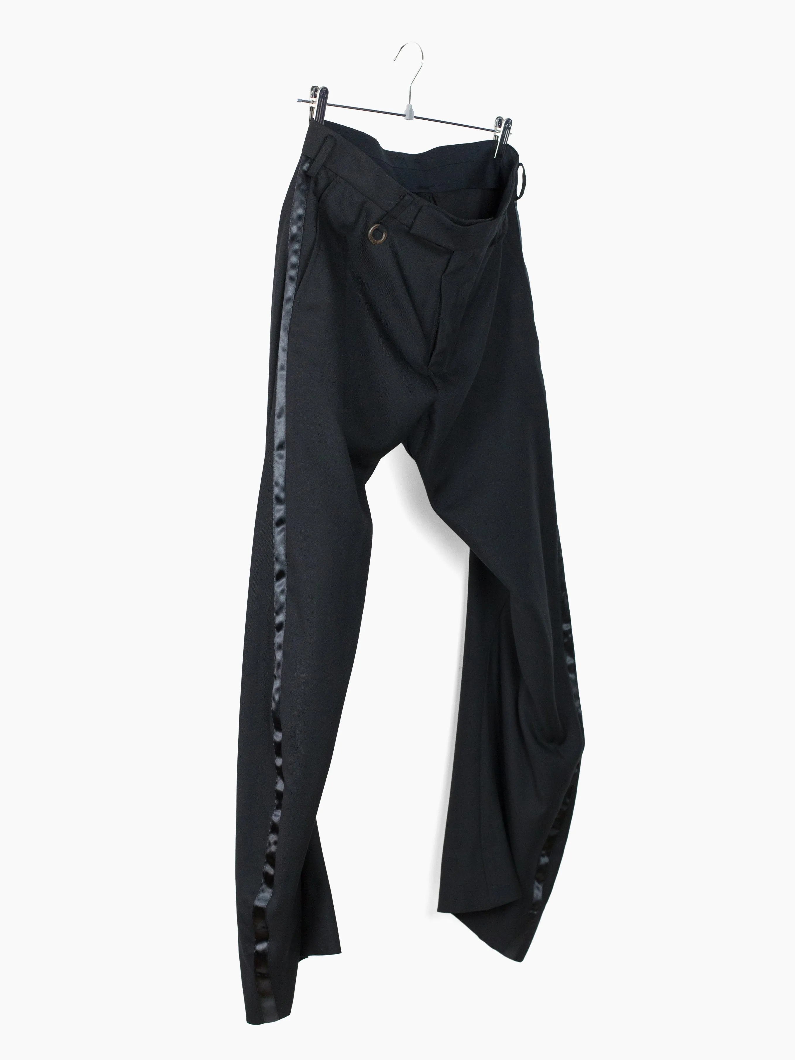 Soshiotsuki SS24 Twisted Leg Bootcut Tuxedo Trousers