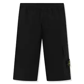 Stone Island Lightweight Tela Black Shorts