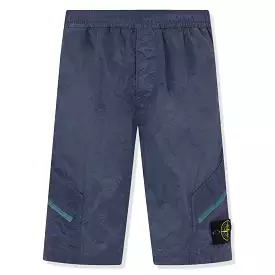 Stone Island Nylon Metal Avio Blue Shorts