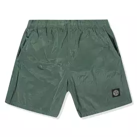 Stone Island Nylon Metal Green Swim Shorts