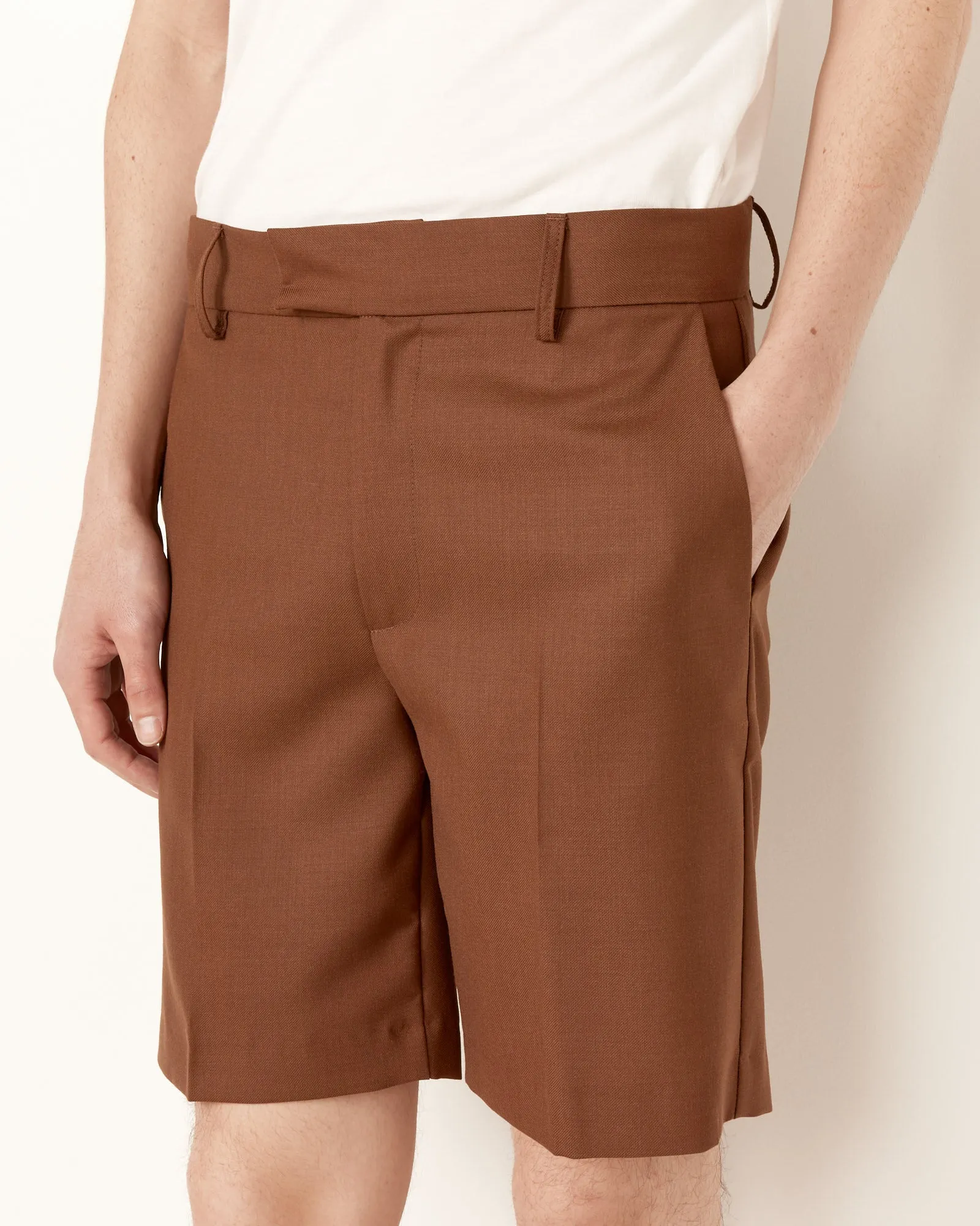 Sven Shorts in Mid Brown