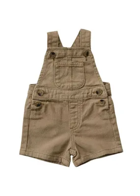 Tan Twill Overalls