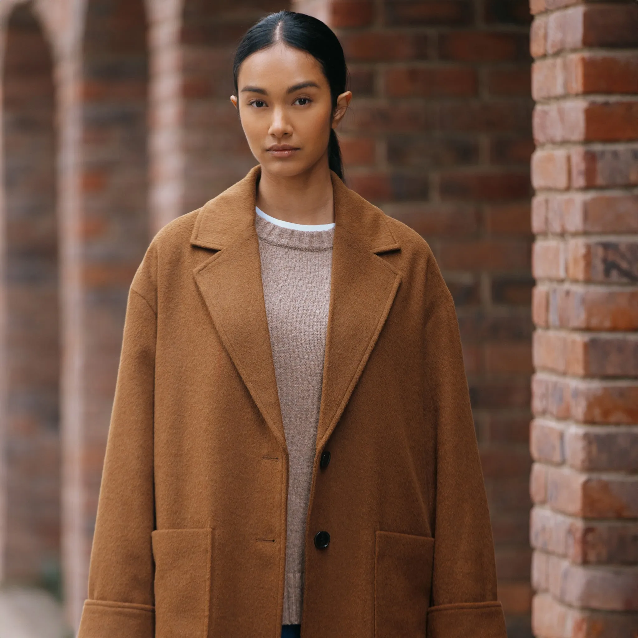 Tan Wool Coat