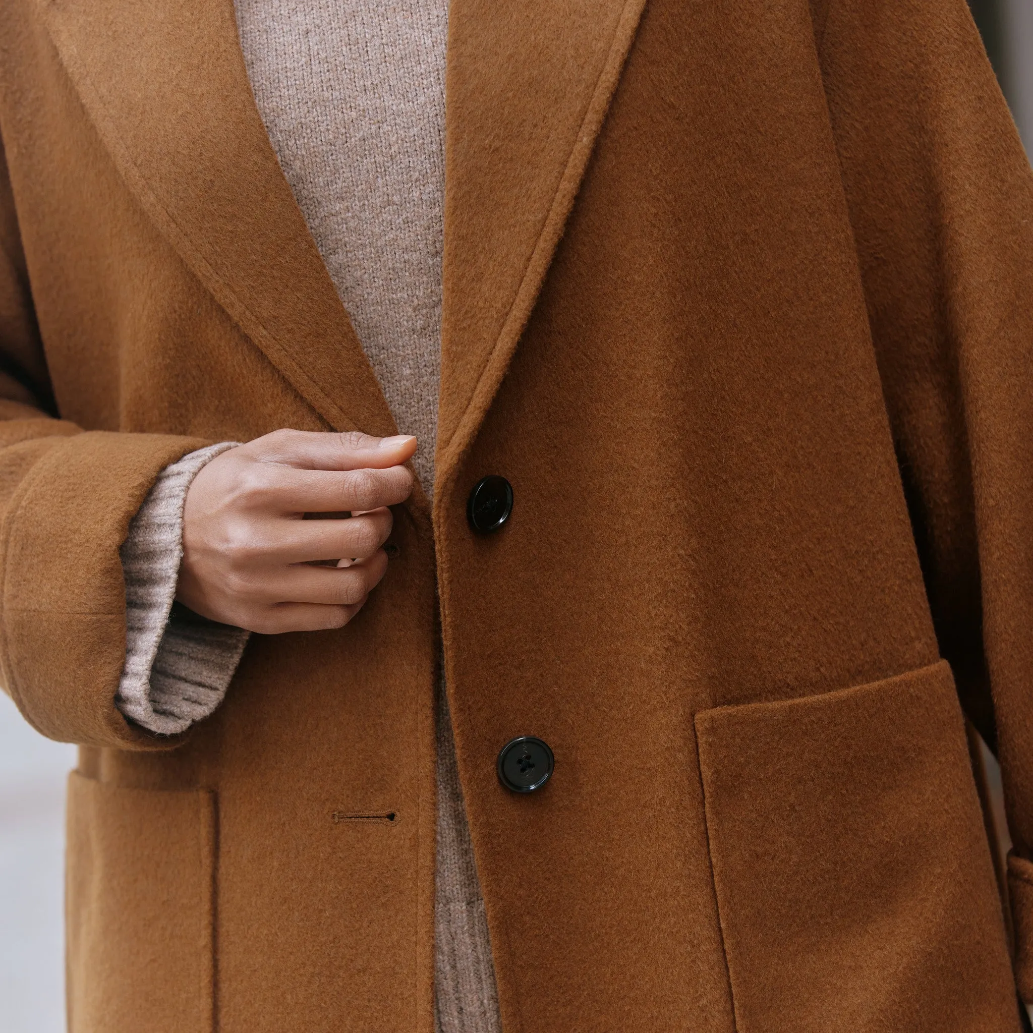 Tan Wool Coat