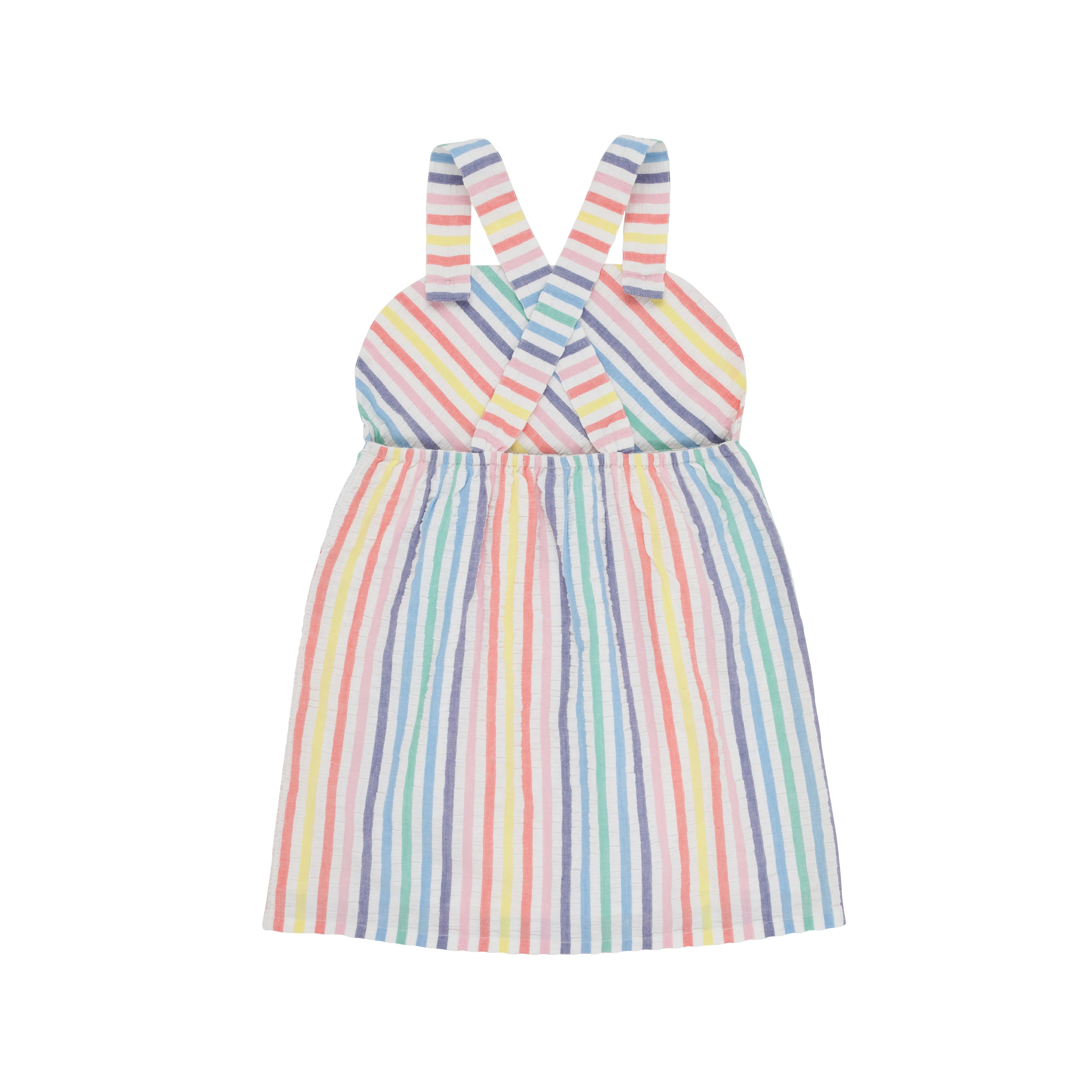 The Beaufort Bonnet Company - Happy Hues Seersucker Ruthie Day Dress - Seersucker