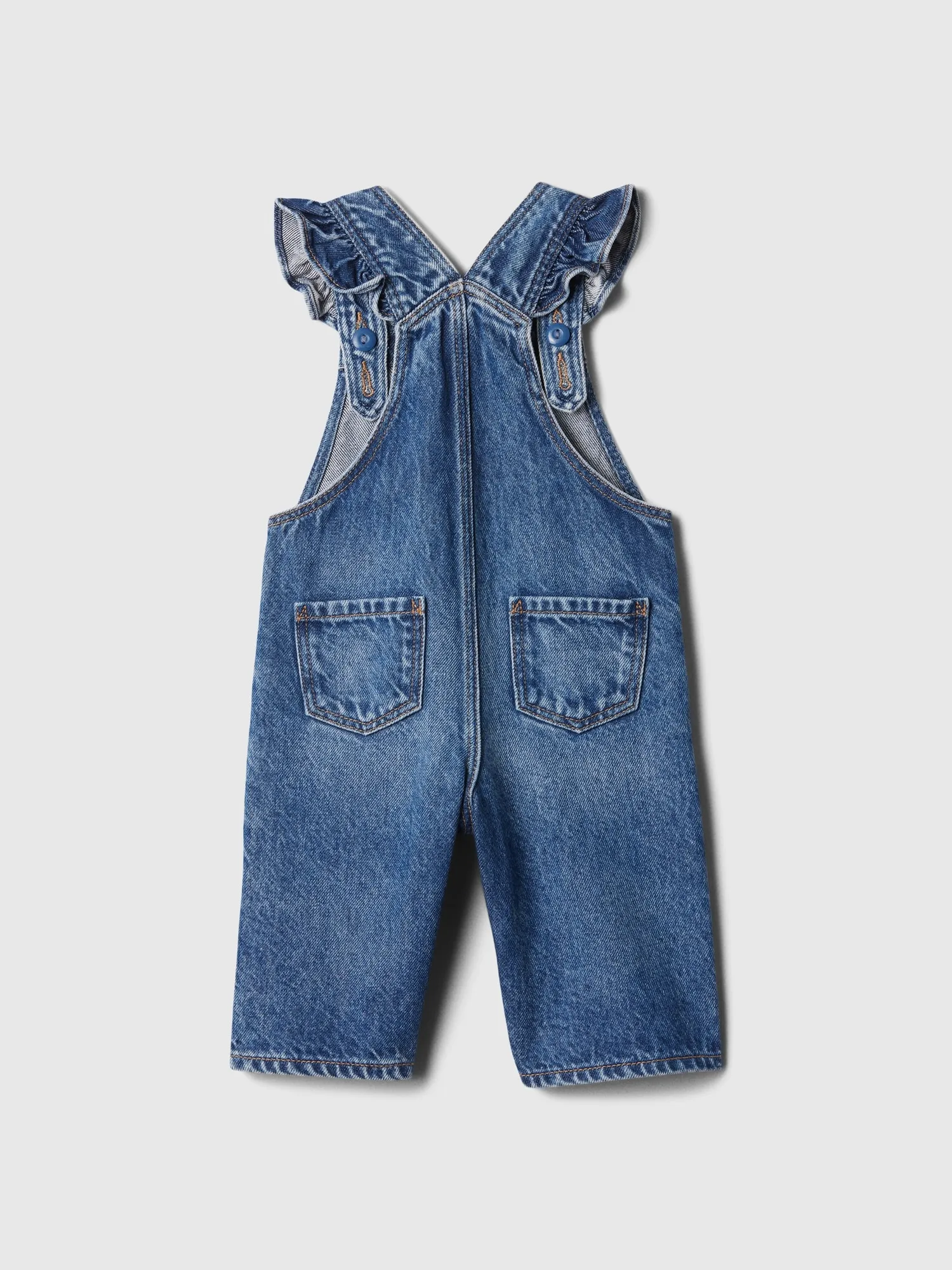 Toddler Ruffle Overalls