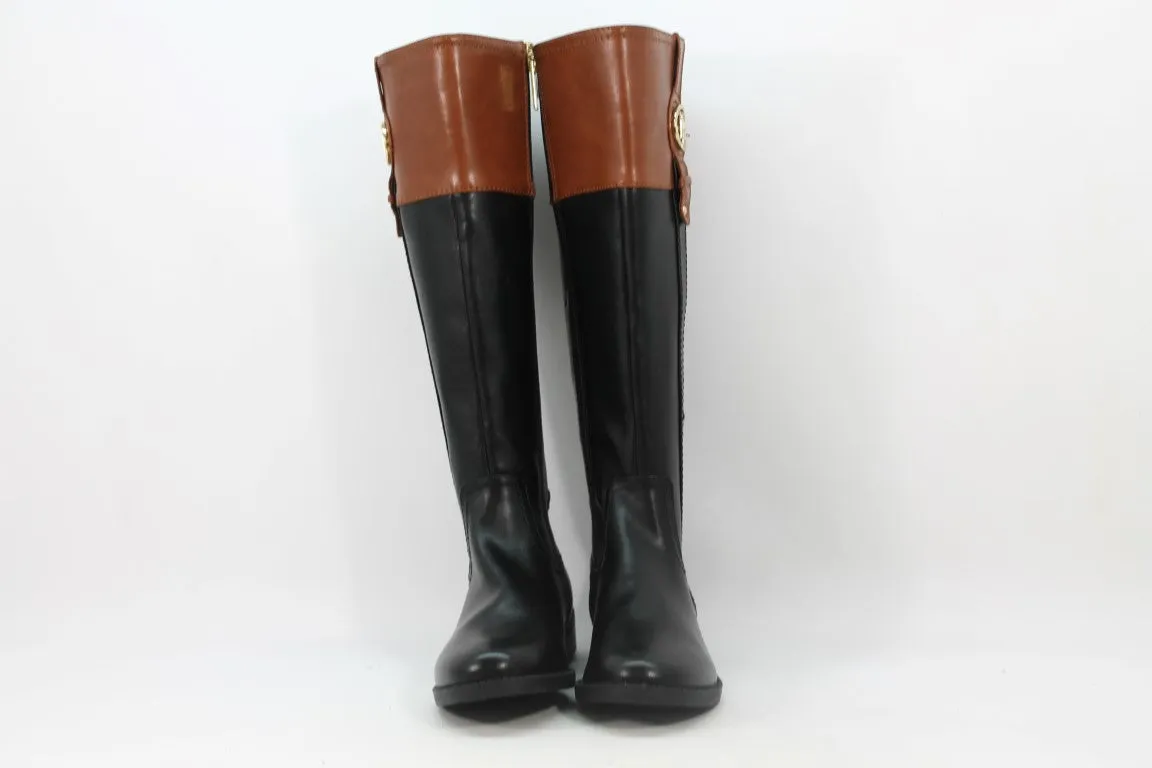 Tommy Hilfiger Imina3 Women's Black Brown Boots 6M(ZAP12852)