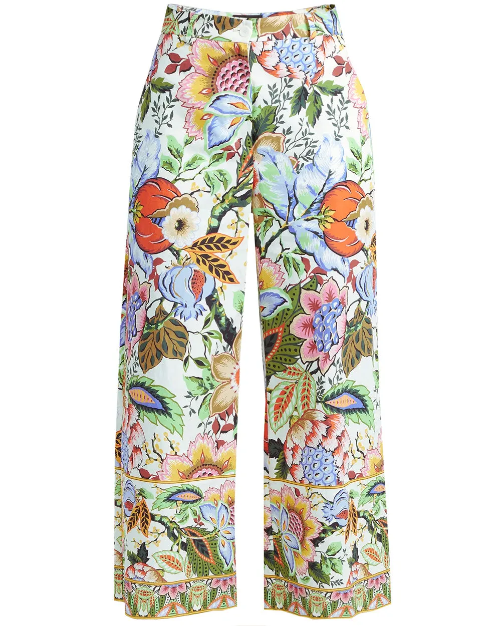 Tree Of Life Printed Wide Leg Trouser