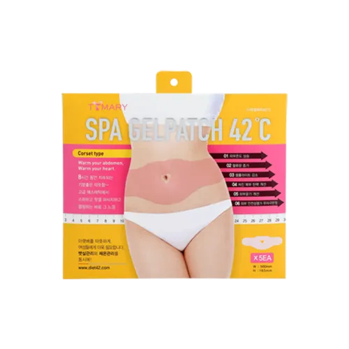 TTMARY Spa Gel patches 42℃ Slimming Fat Burn Diet Belly 5 pieces Sets