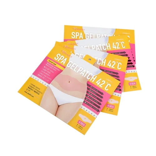 TTMARY Spa Gel patches 42℃ Slimming Fat Burn Diet Belly 5 pieces Sets