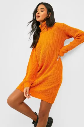 Turtleneck Sweater Dress