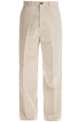 TWILL GABARDINE TROUSERS WITH GARMENT