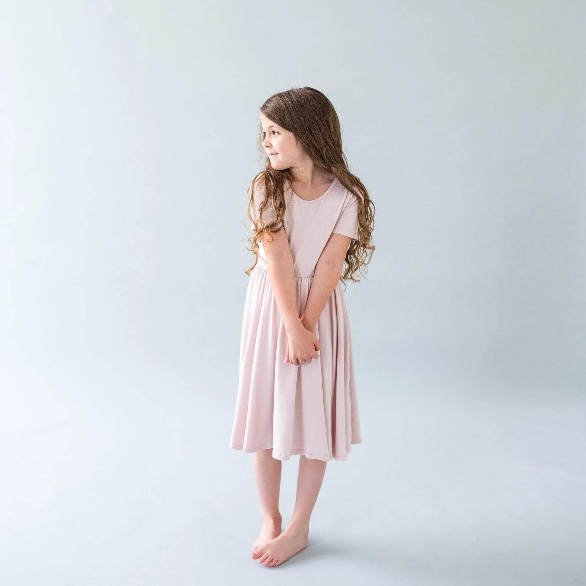 Twirl Dress in Blush