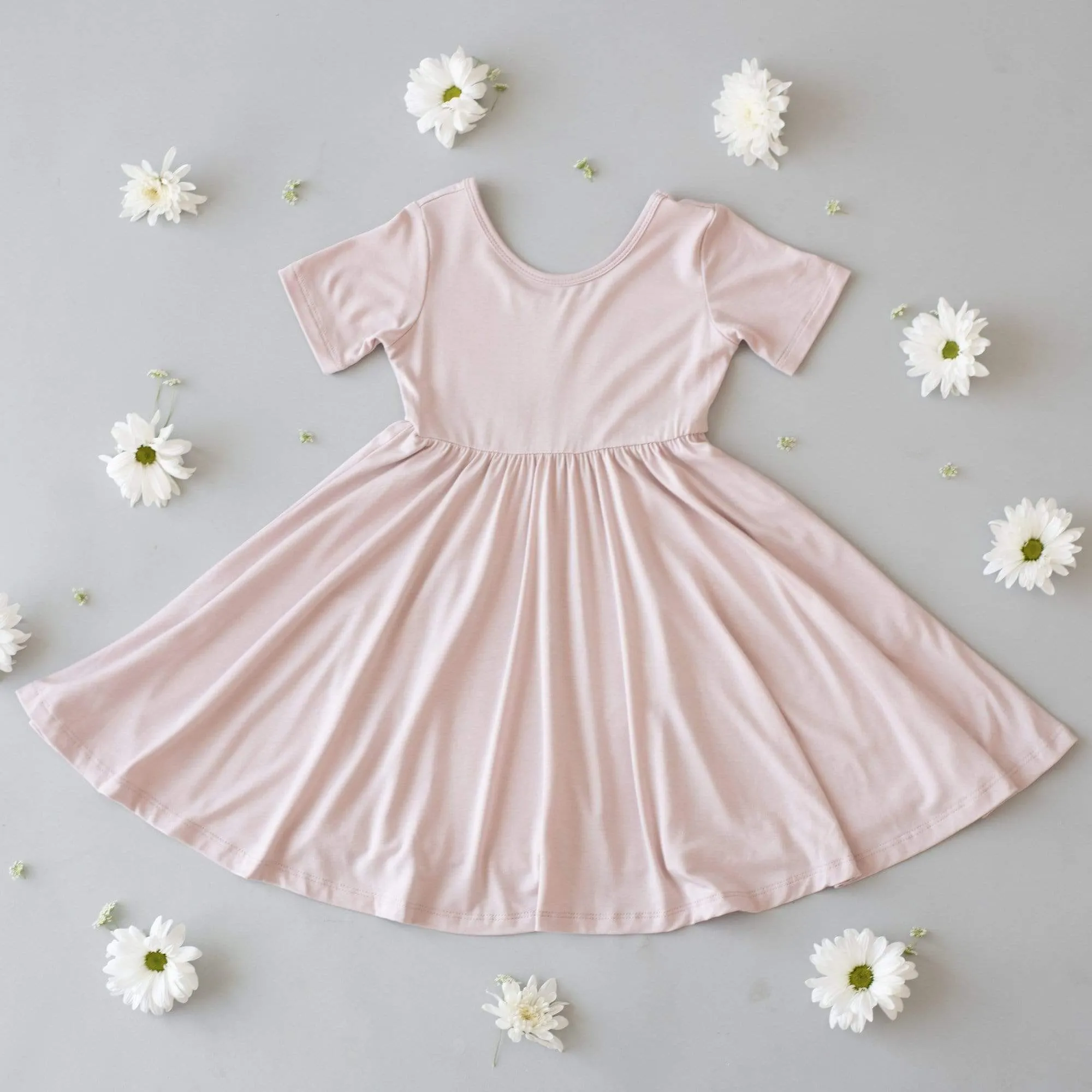 Twirl Dress in Blush