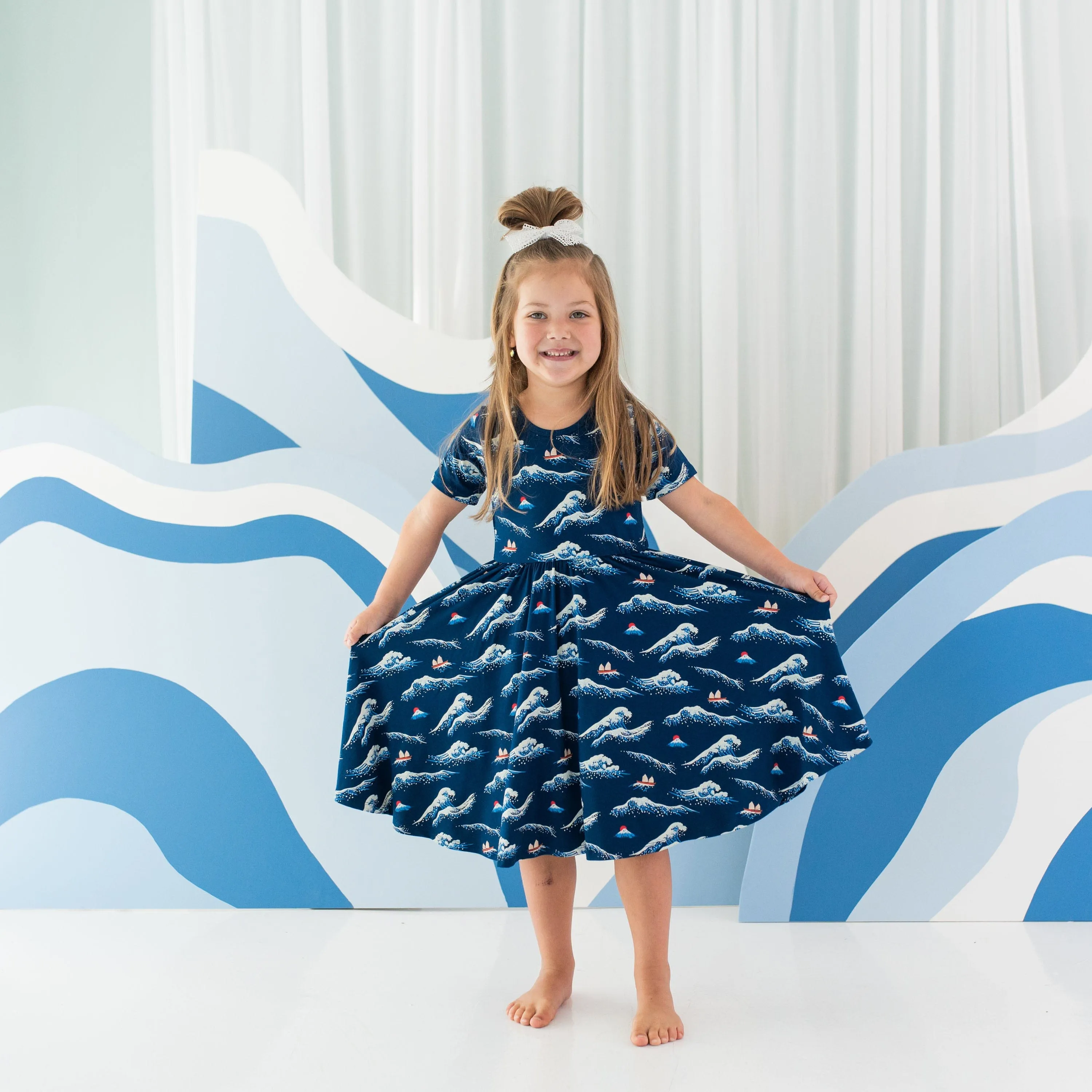 Twirl Dress in Wave