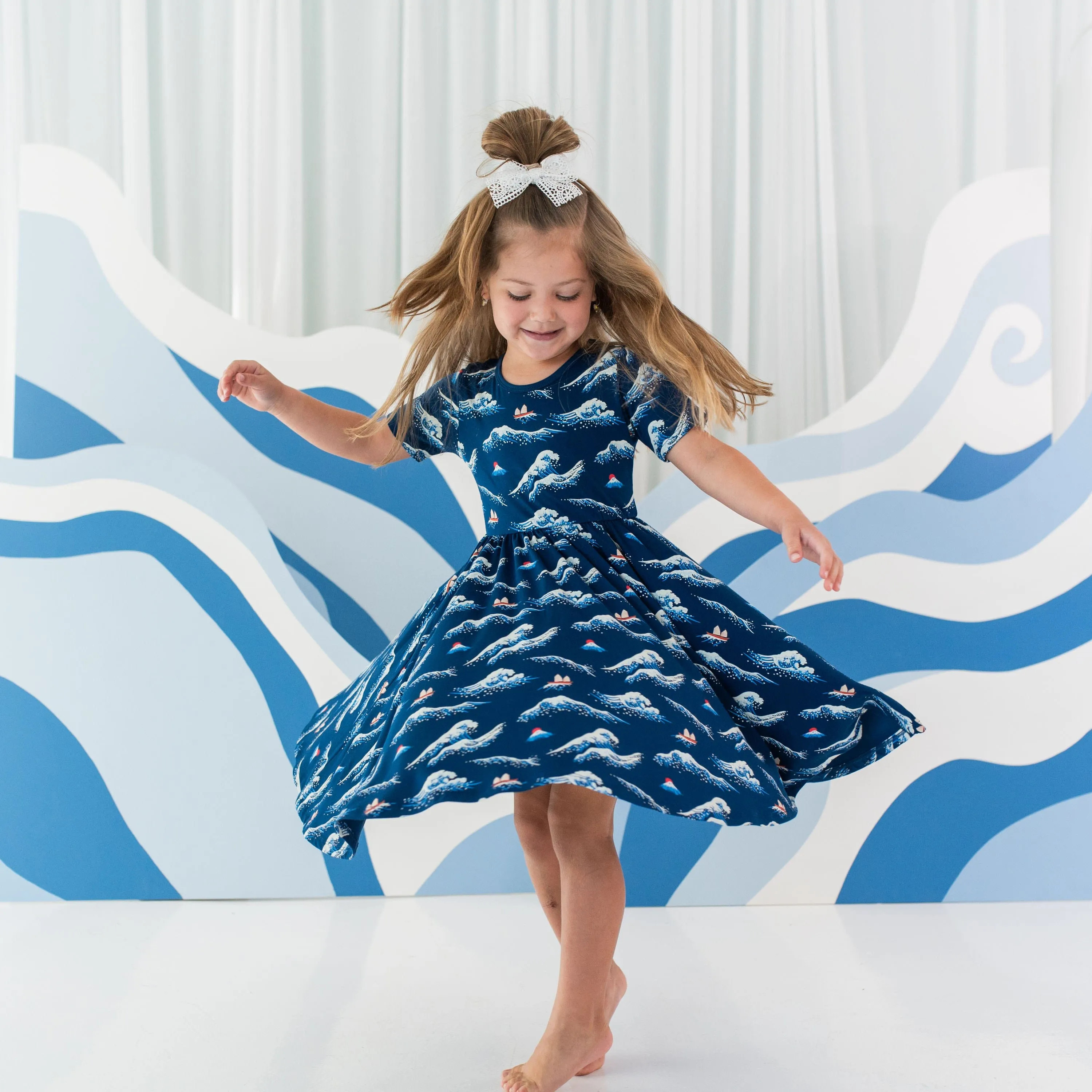 Twirl Dress in Wave