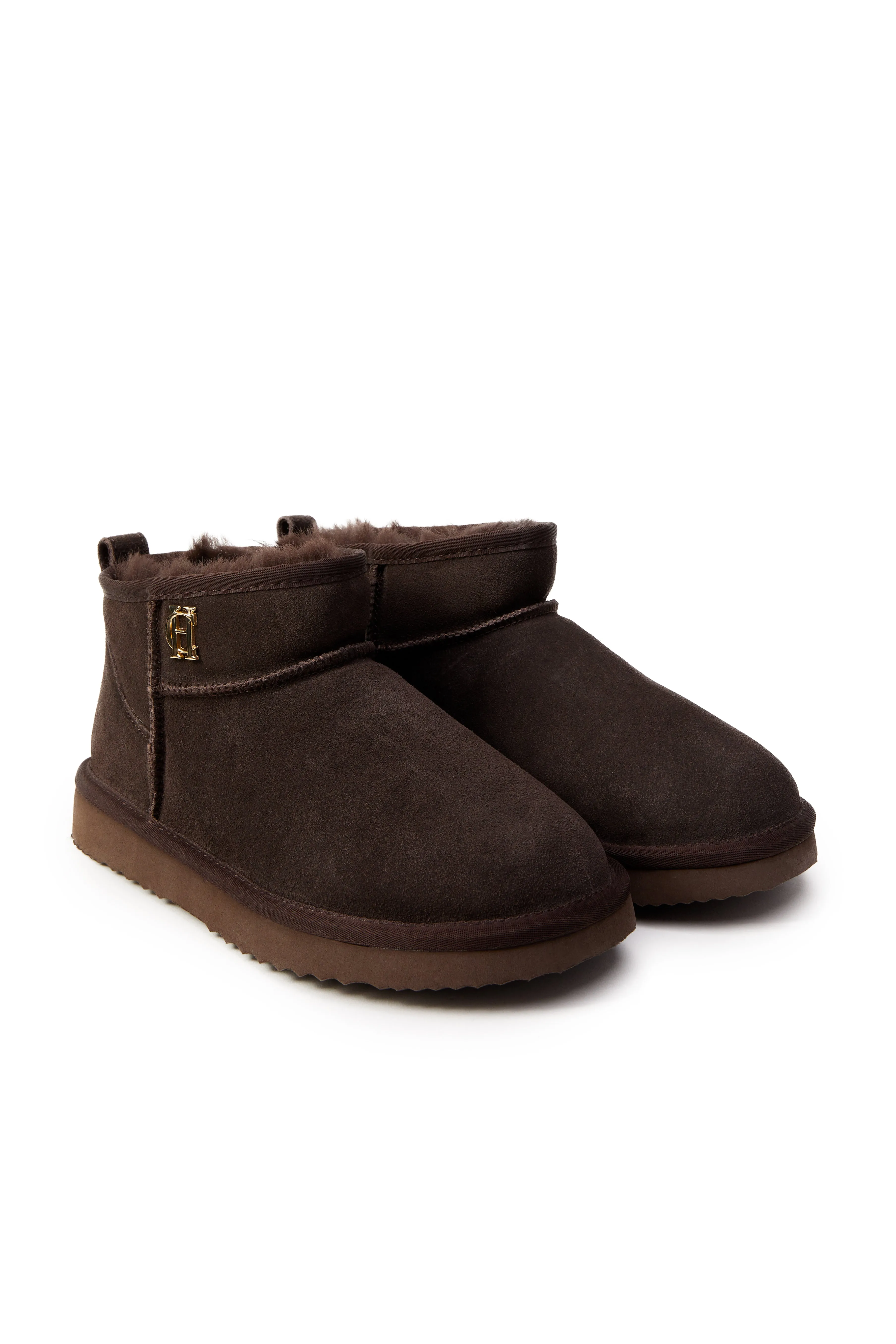 Ultra Mini Shearling Boot (Chocolate)