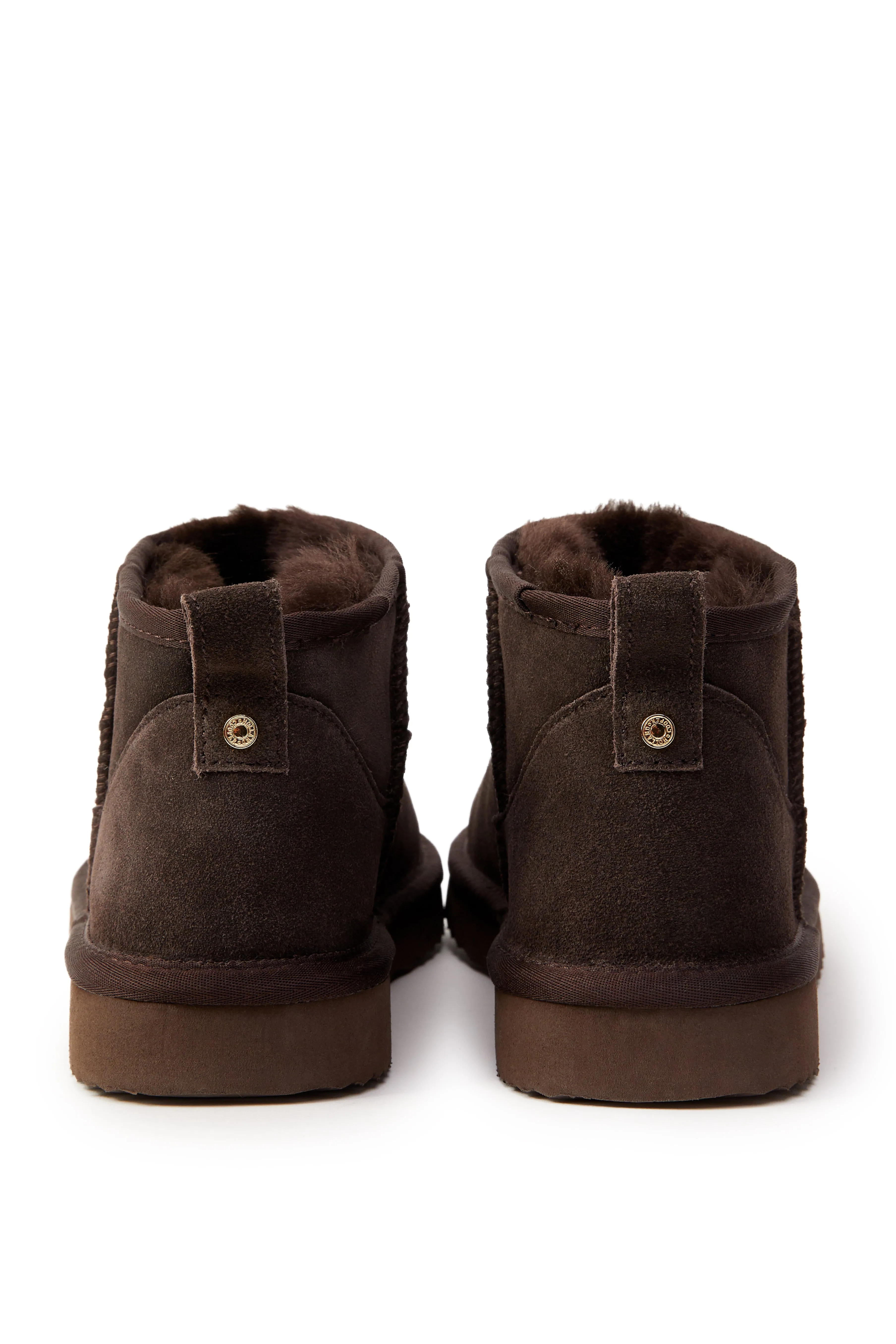 Ultra Mini Shearling Boot (Chocolate)