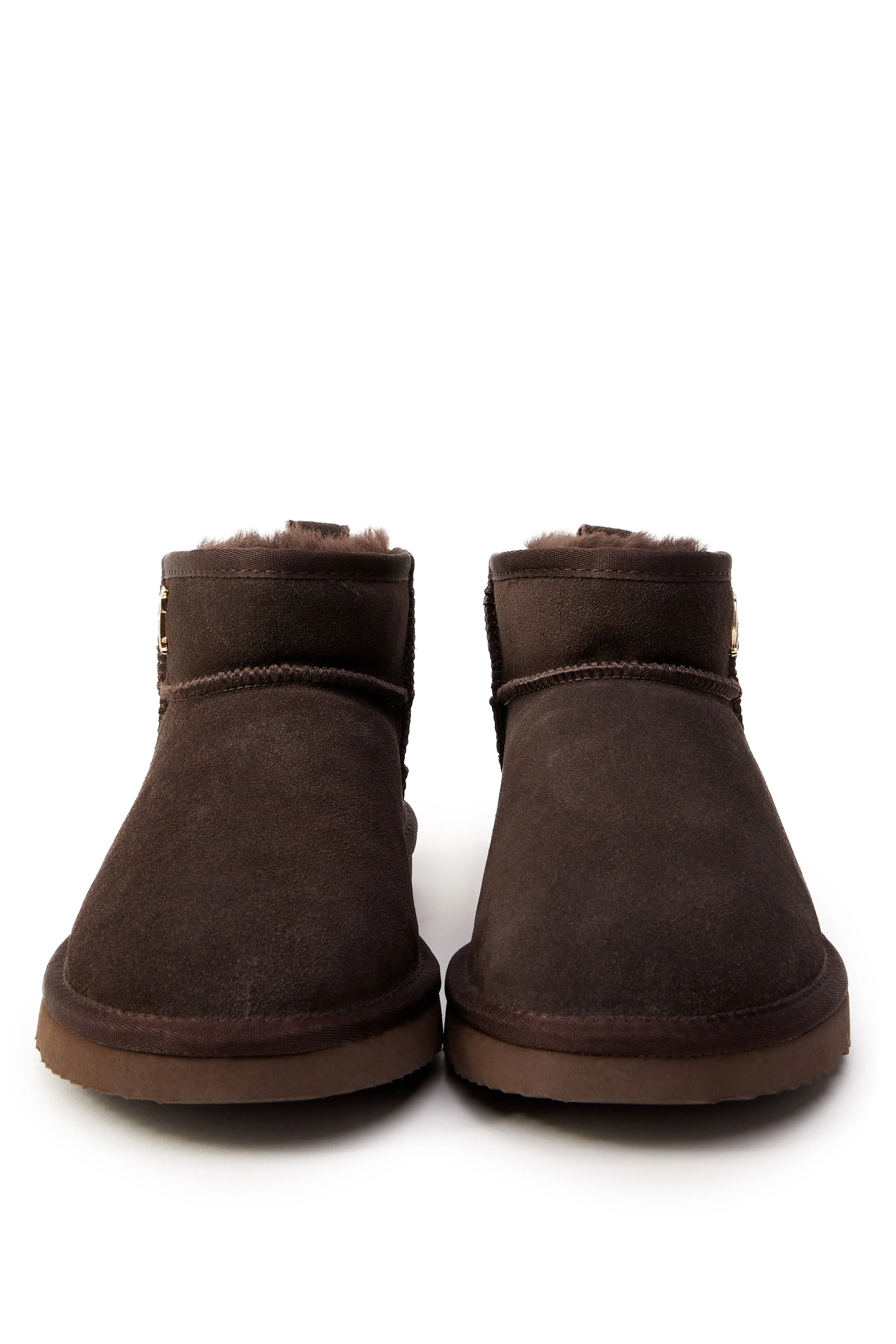 Ultra Mini Shearling Boot (Chocolate)