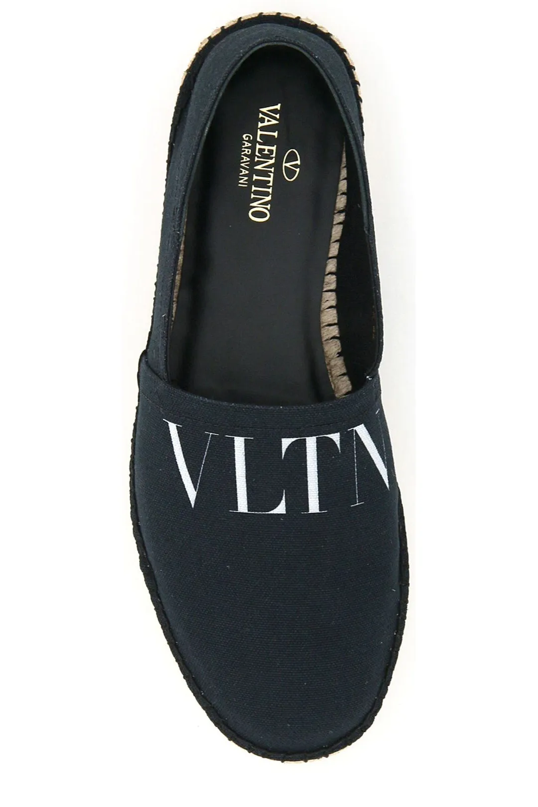 Valentino VLTN Logo Printed Espadrilles