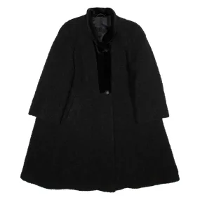 Womens Overcoat Coat Black L