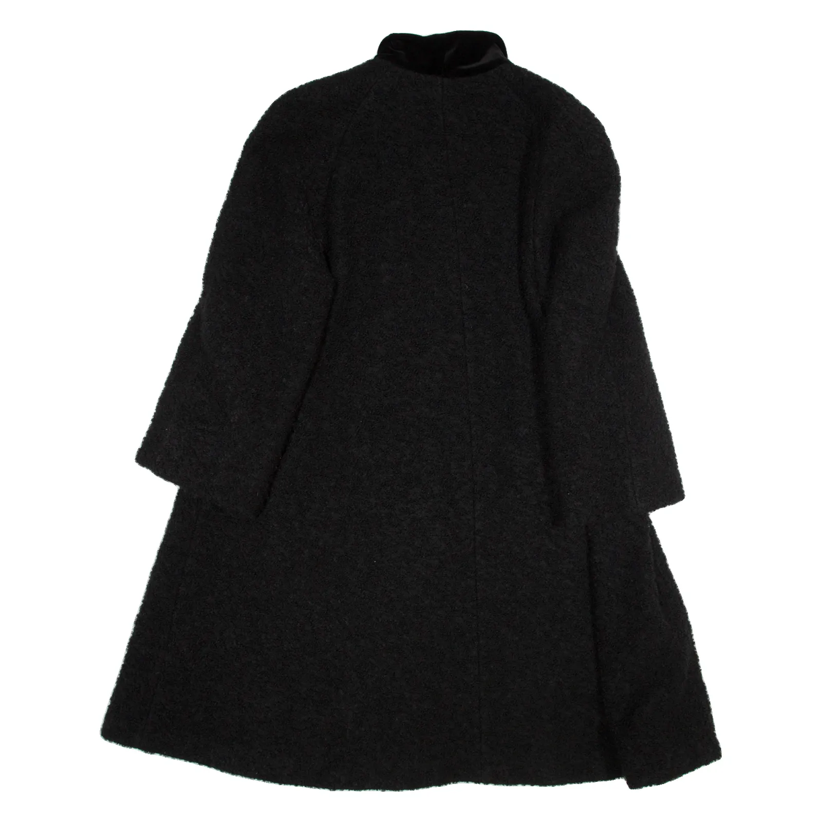 Womens Overcoat Coat Black L