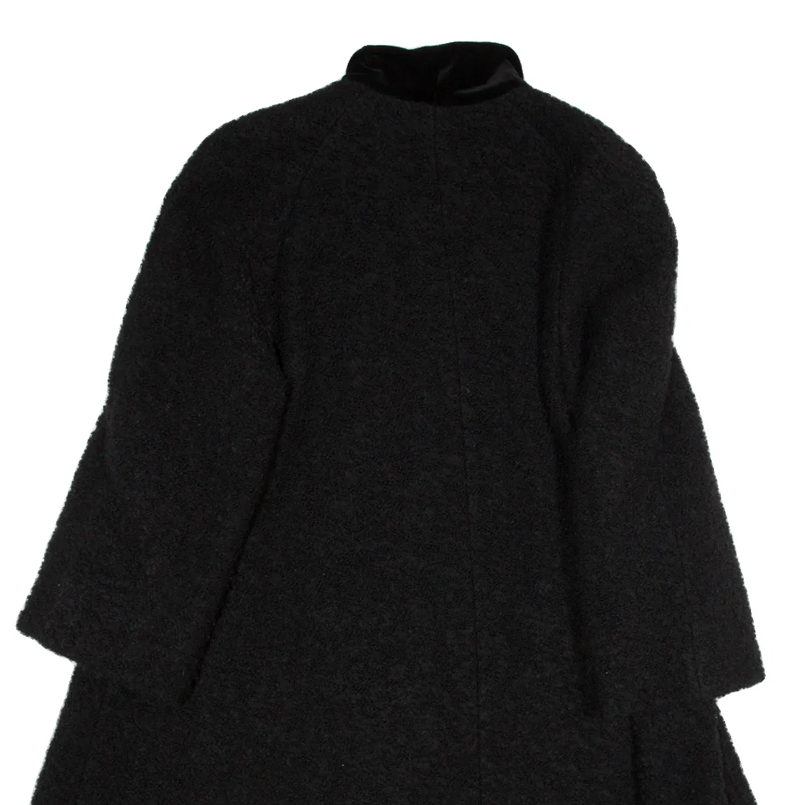 Womens Overcoat Coat Black L