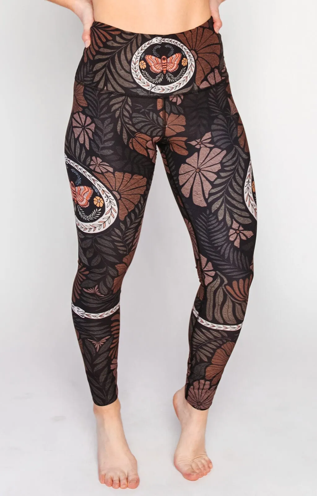 Yoga Democracy Ouroboros Printed Yoga Leggings