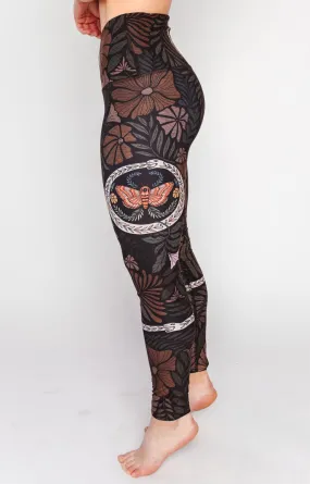 Yoga Democracy Ouroboros Printed Yoga Leggings