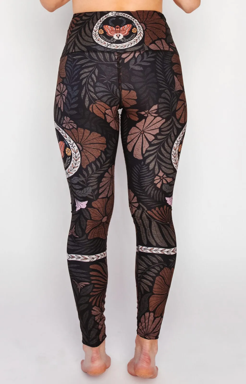 Yoga Democracy Ouroboros Printed Yoga Leggings