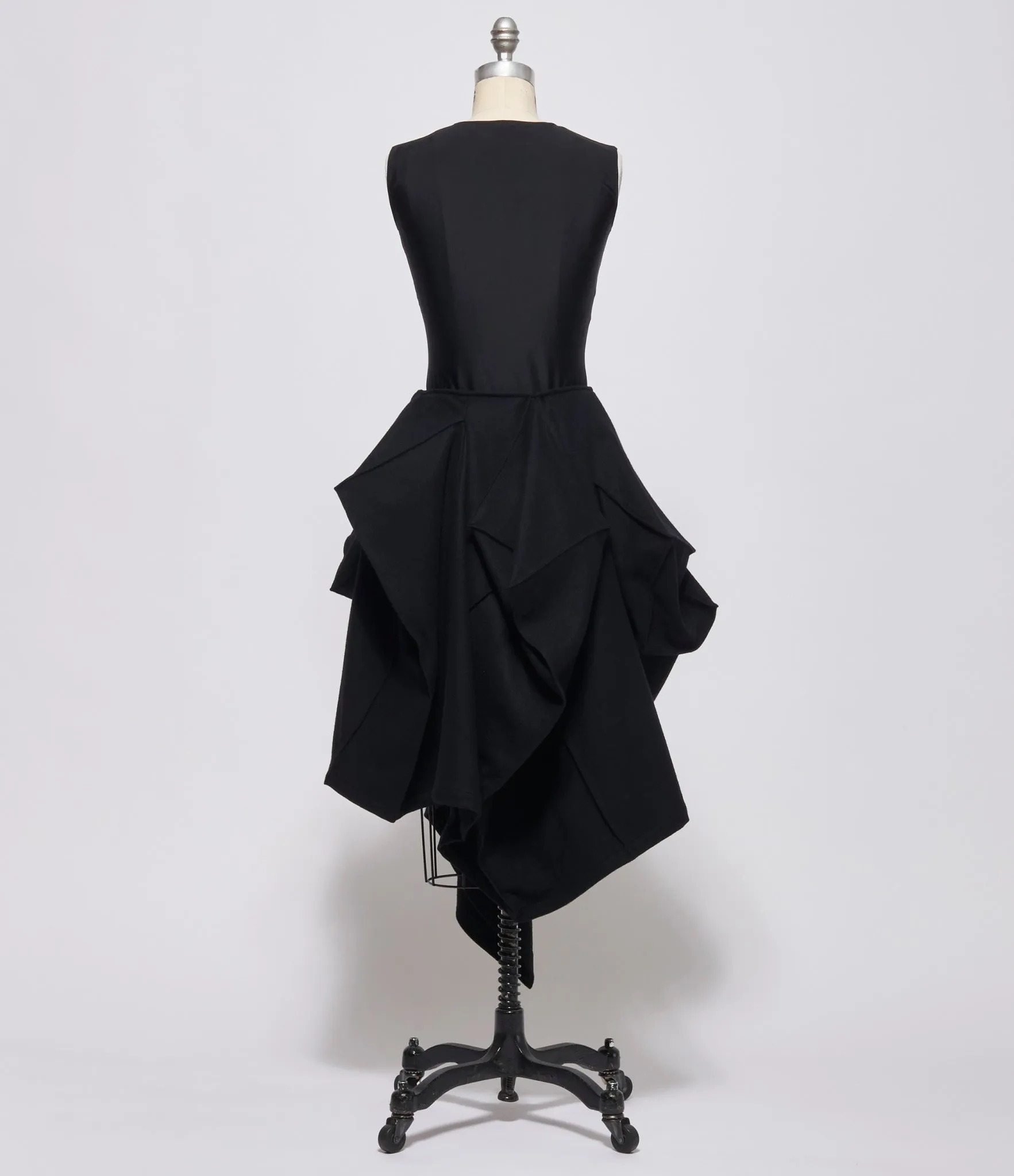 Yohji Yamamoto Womens ASM Box Detail Skirt